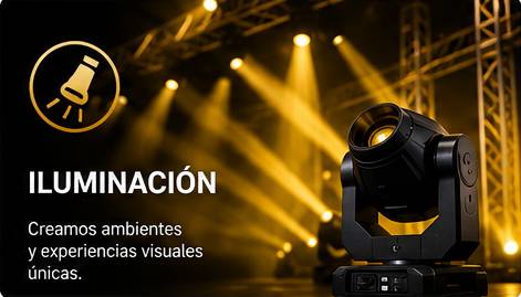 Iluminación profesional para eventos