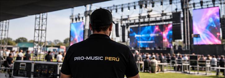 Pro Music Perú en producción de eventos